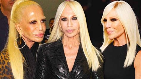 donatella versace e figli|what happened to donatella versace's face.